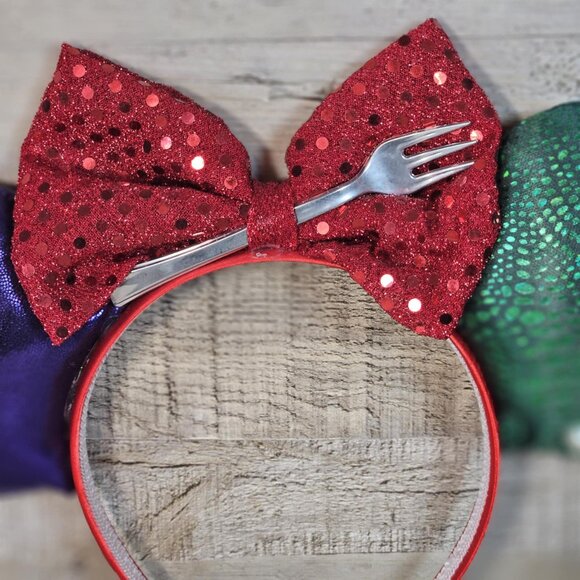 Handmade Ariel Little Mermaid Inspired Disney Ears - Picture 3 of 6